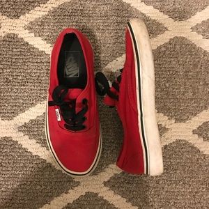 VANS red/black